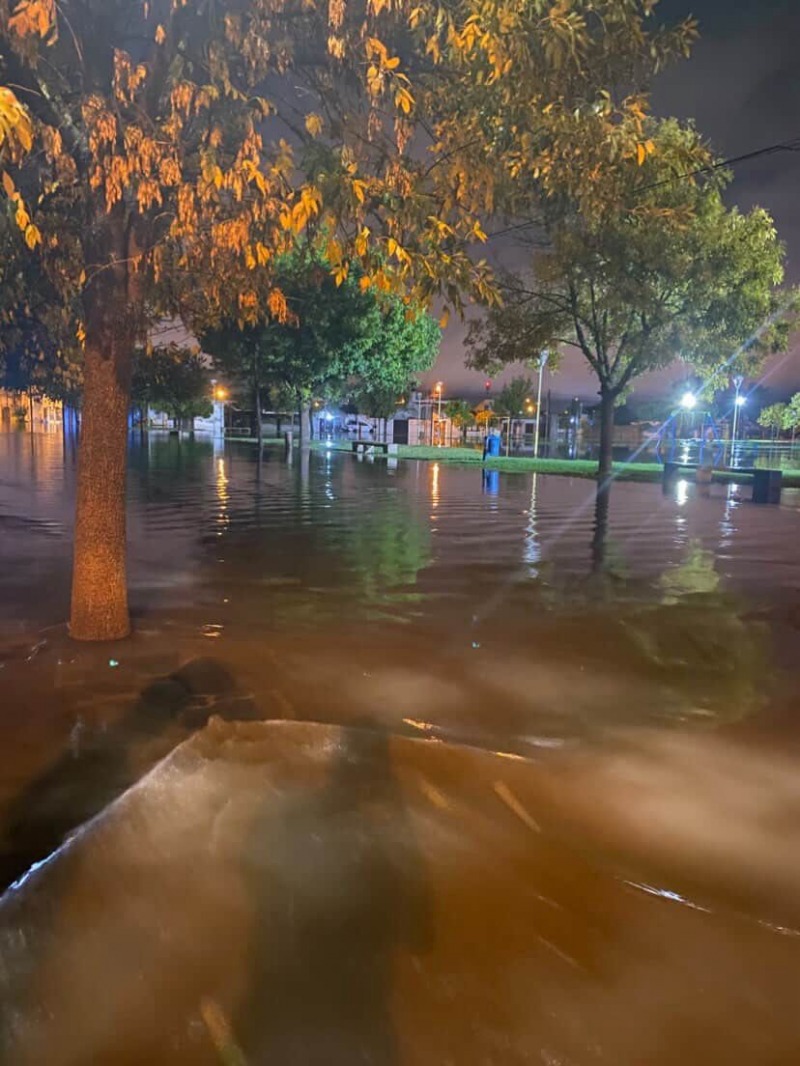 Registro de lluvia: 52.8 mil�metros hasta las 9 de la ma�ana